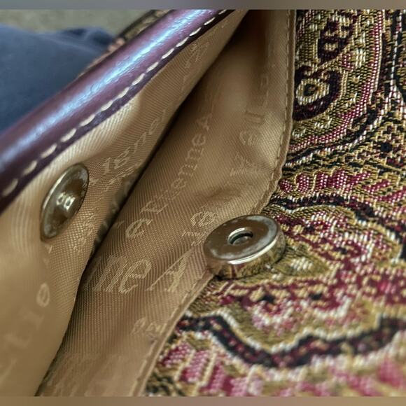 Etienne Aigner Tapestry Adjustable Shoulder Bag - Picture 3 of 6